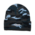 Load image into Gallery viewer, Ice Blue Camo Beanie
