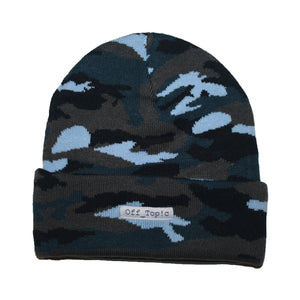 Ice Blue Camo Beanie