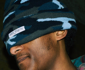 Ice Blue Camo Beanie